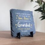 Grandad Gifts from Grandchildren Slate Plaque Grandad Birthday 