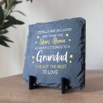 Grandad Gifts from Grandchildren Slate Plaque Grandad Birthday 