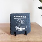 Grandad Gifts from Granddaughter Slate Plaque Grandad Birthday