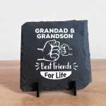 Grandad Gifts from Grandson Slate Plaque Grandad Birthday Gifts
