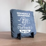 Grandad Gifts from Grandson Slate Plaque Grandad Birthday Gifts