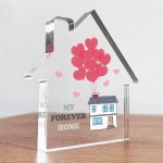 My Forever Home Acrylic Home Decor Plaque Housewarming Gifts