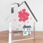 My Forever Home Acrylic Home Decor Plaque Housewarming Gifts