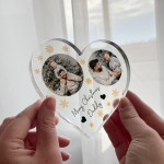 Merry Christmas Daddy Gift Personalised Acrylic Plaque With Phot