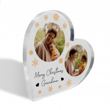 Merry Christmas Grandma Gift Personalised Acrylic Plaque