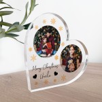 Merry Christmas Uncle Gift Personalised Acrylic Plaque