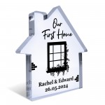 Our First Home New First Gifts Acrylic Ornament Housewarming Our First Home New First Gifts Acrylic Ornament Housewarming