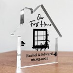Our First Home New First Gifts Acrylic Ornament Housewarming Our First Home New First Gifts Acrylic Ornament Housewarming