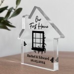 Our First Home New First Gifts Acrylic Ornament Housewarming Our First Home New First Gifts Acrylic Ornament Housewarming