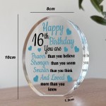 16th Birthday Gifts For Son Grandson Nephew Acrylic Plaque