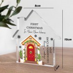First Christmas in Your New Home Decoration Acrylic New Home