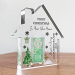Personalised 1st Christmas in Your New Home Decoration Acrylic