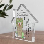 Personalised Christmas Decoration 1st Christmas In Your New Home