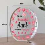 Aunt Gifts Best Aunt Birthday Gift for Aunt Christmas Plaque