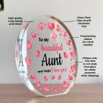Aunt Gifts Best Aunt Birthday Gift for Aunt Christmas Plaque