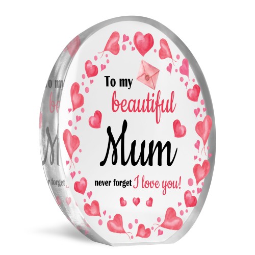 Mum Gifts Best Mum Birthday Gift for Mum Christmas Plaque