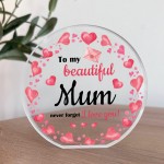 Mum Gifts Best Mum Birthday Gift for Mum Christmas Plaque