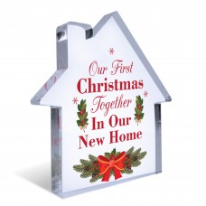 First Christmas in Our New Home Gift For Couple Acrylic New Home