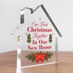 First Christmas in Our New Home Gift For Couple Acrylic New Home