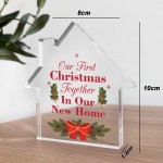 First Christmas in Our New Home Gift For Couple Acrylic New Home