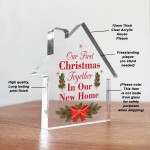 First Christmas in Our New Home Gift For Couple Acrylic New Home