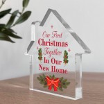 First Christmas in Our New Home Gift For Couple Acrylic New Home
