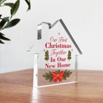 First Christmas in Our New Home Gift For Couple Acrylic New Home