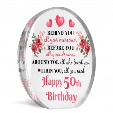 Novelty 50th Birthday Gifts For Mum Auntie Sister Friend Inspira