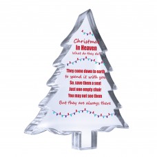 Christmas In Heaven Memorial Plaque For Christmas Mum Nan Dad