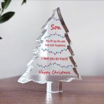 Gift For Son Acrylic Plaque Son Gifts Christmas From Mum Dad