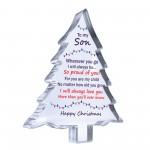 Son Gifts Acrylic Plaque Son Gifts Christmas From Mum Dad