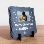 Personalised Daddy Christmas Slate Photo Plaque Gifts For Daddy 