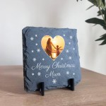 Personalised Mum Christmas Slate Photo Plaque Gifts For Mum