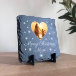 Personalised Mum Christmas Slate Photo Plaque Gifts For Mum