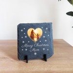 Personalised Mum Christmas Slate Photo Plaque Gifts For Mum