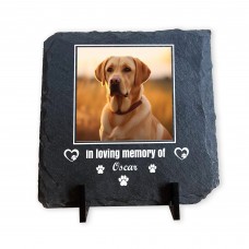 Dog Memorial Plaque Pet Loss Gifts Personalised Memorial Slate