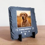 Dog Memorial Plaque Pet Loss Gifts Personalised Memorial Slate