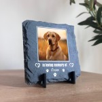 Dog Memorial Plaque Pet Loss Gifts Personalised Memorial Slate
