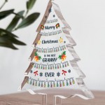 Granny Gift Christmas Acrylic Christmas Tree Gift For Her