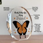 Lucky To Have You As My Friend Friendship Gifts Standing Plaque