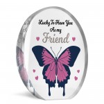 Friendship Gifts For Him Her Acrylic Plaque BEST FRIEND GIFT
