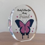 Friendship Gifts For Him Her Acrylic Plaque BEST FRIEND GIFT