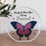 Friendship Gifts For Him Her Acrylic Plaque BEST FRIEND GIFT
