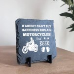 Motorcycle Enthusiast Gift Motorbike Sign Slate Sign Man Cave