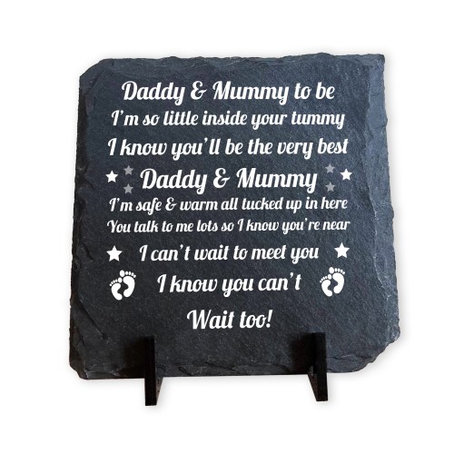 Daddy And Mummy To Be Gift Slate Sign Gift For New Mummy Daddy Daddy And Mummy To Be Gift Slate Sign Gift For New Mummy Daddy