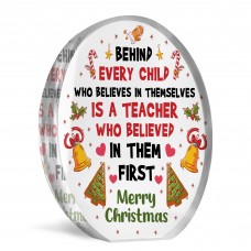 Thank You Gift For Christmas For Teacher Acrylic Standing Plaque