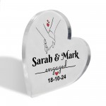 Personalised Engagement Gifts For Couples Congratulations Gift