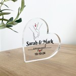 Personalised Engagement Gifts For Couples Congratulations Gift