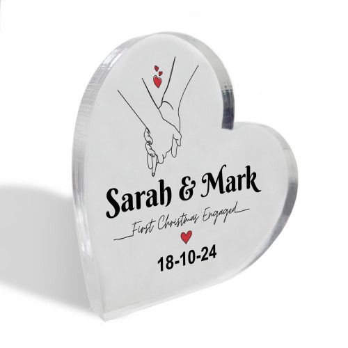 Personalised First Christmas Engaged Engagement Present