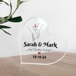 Personalised First Christmas Engaged Engagement Present